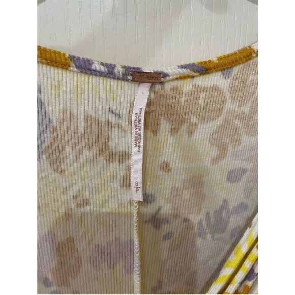 Free People Ribbed Mini Dress Size Small - Picture 2 of 6